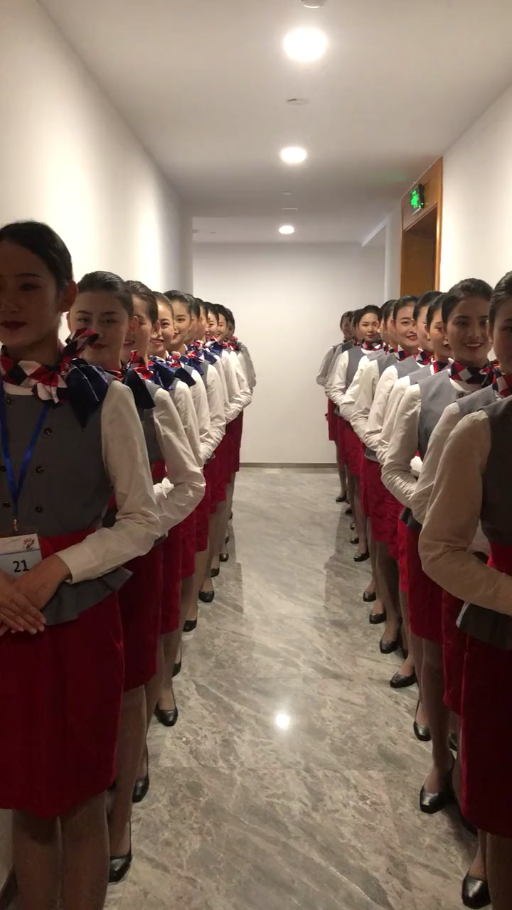 颜值大pk#面试航空公司 加油