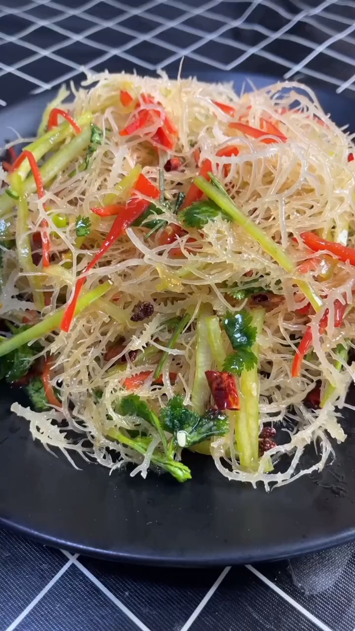 凉拌龙须菜做法