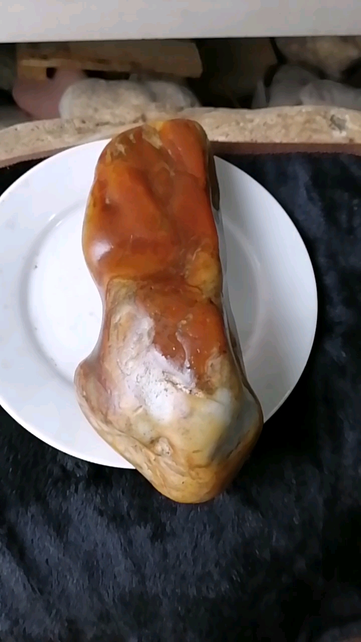 唐河彩玉皮冻,摆件