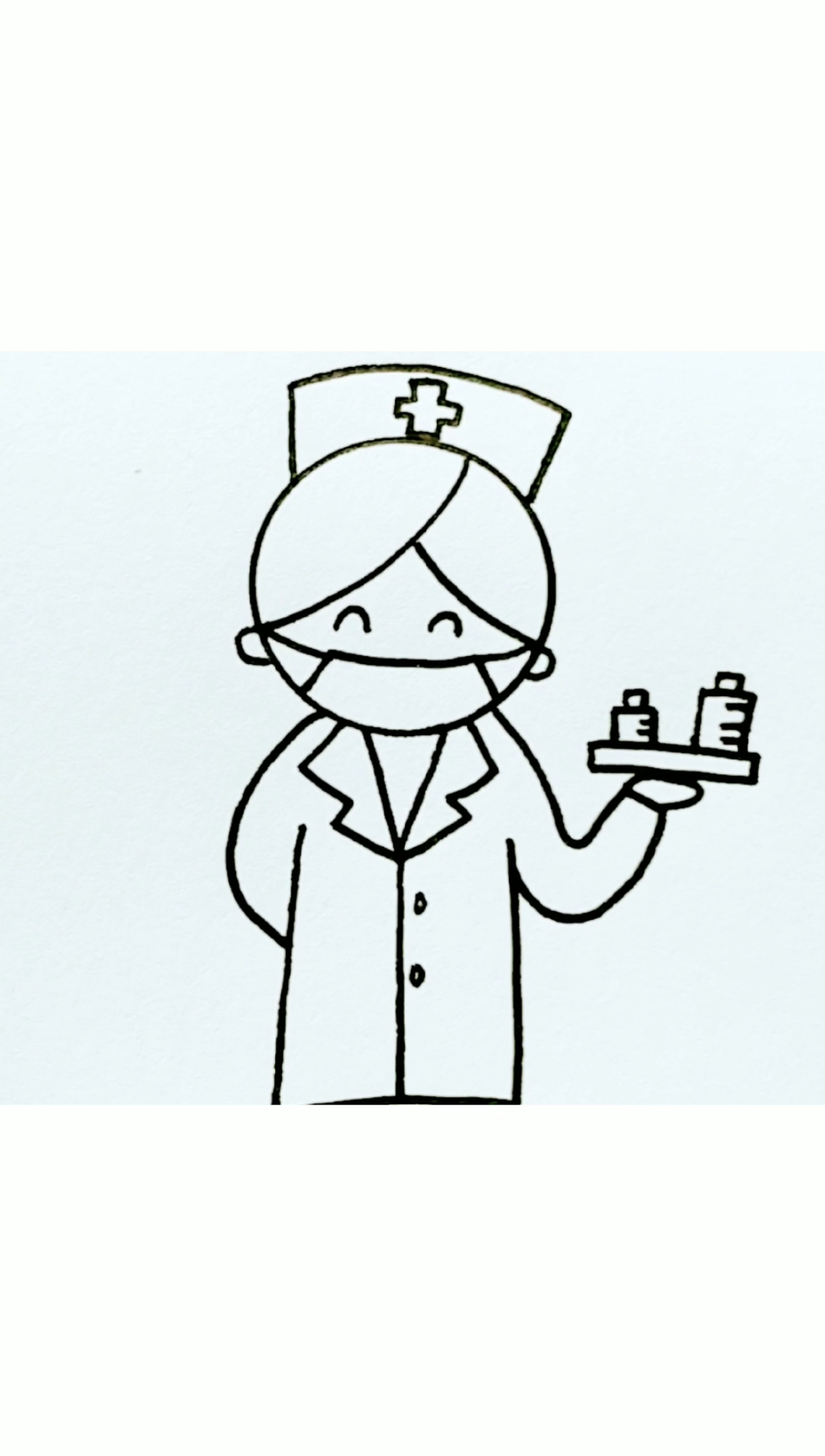护士简单画法