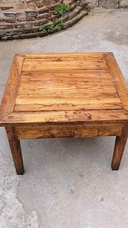 农村人就是厉害即便是家里的一个小桌子都可以自己打造出来