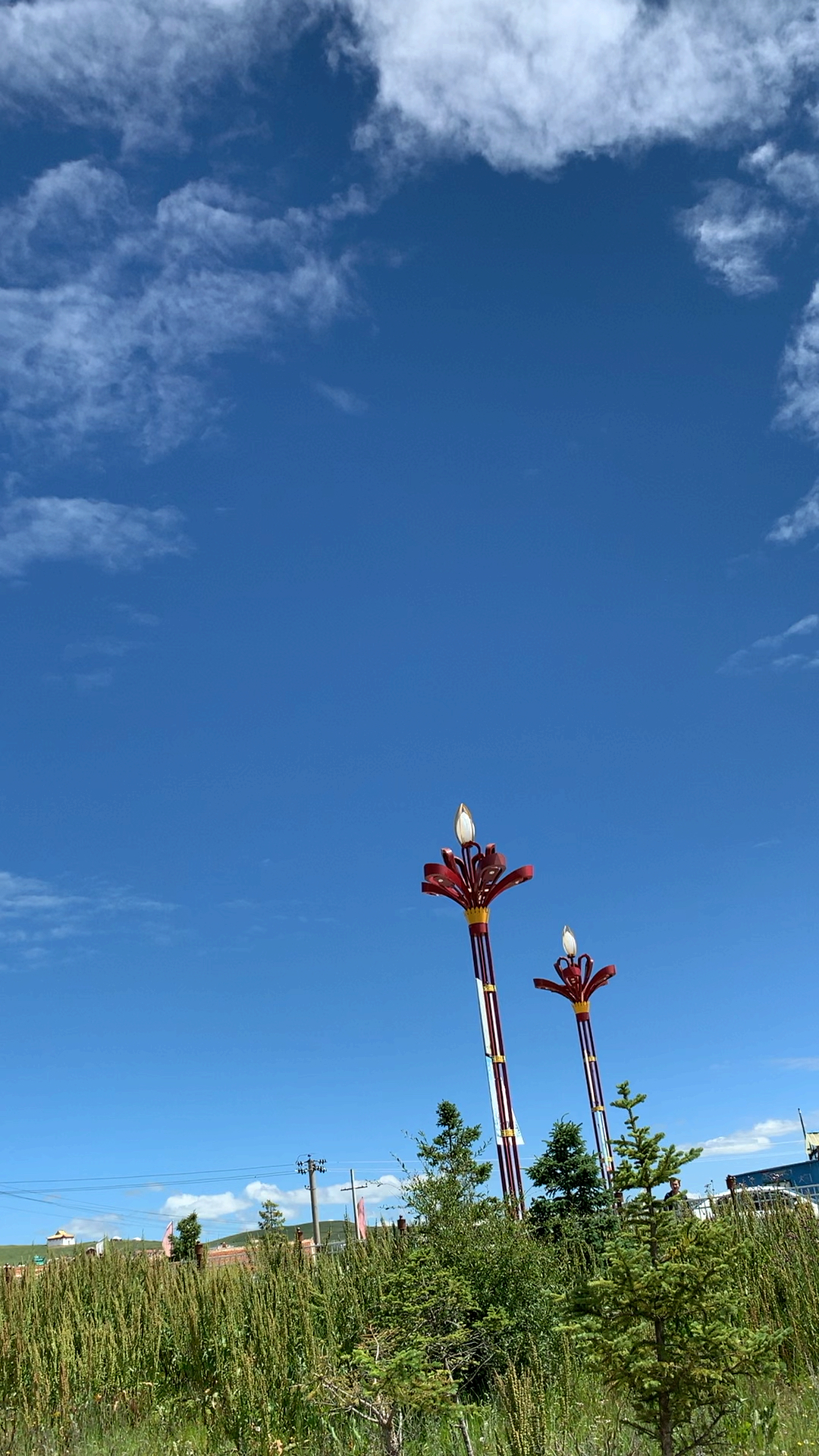 带上全民去旅行#若尔盖的大蓝天,多么奢侈的蓝天