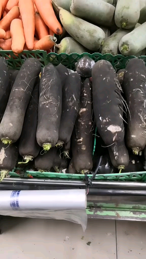 头一次看见黑萝卜