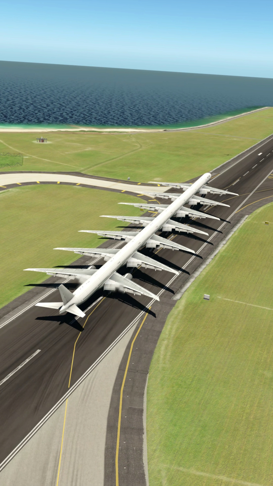 变体飞机#蜈蚣降落啦,这个脑洞太大了