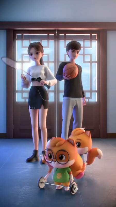 乐儿果果奥运变装来了!为祖国的运动健儿加油!-度小视