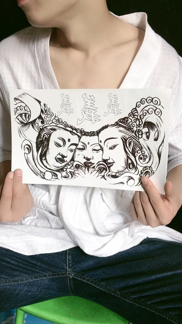 寻找最牛手艺人#花胸三面佛