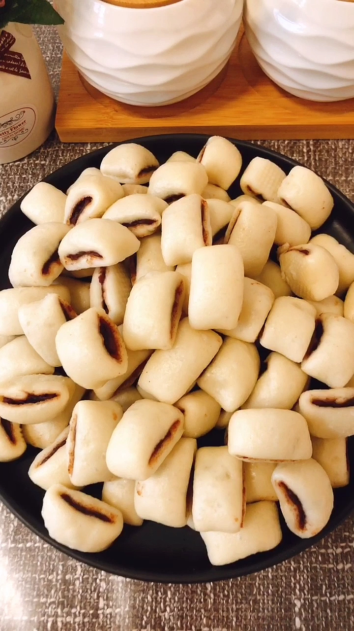 美食记#豆沙小馒头香甜可口一口一个