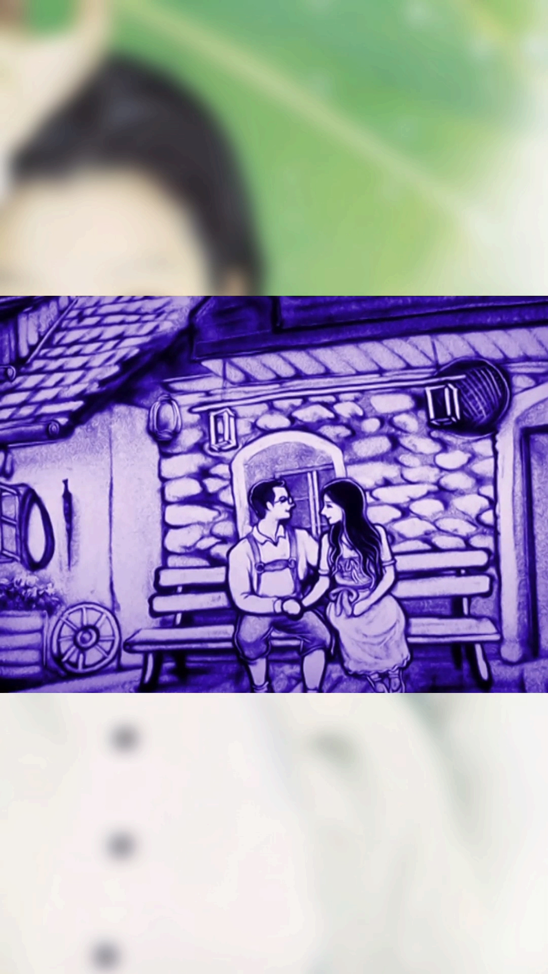 超可爱情侣#沙画表演:我能想到最浪漫的事,就是和你一起慢慢变老!