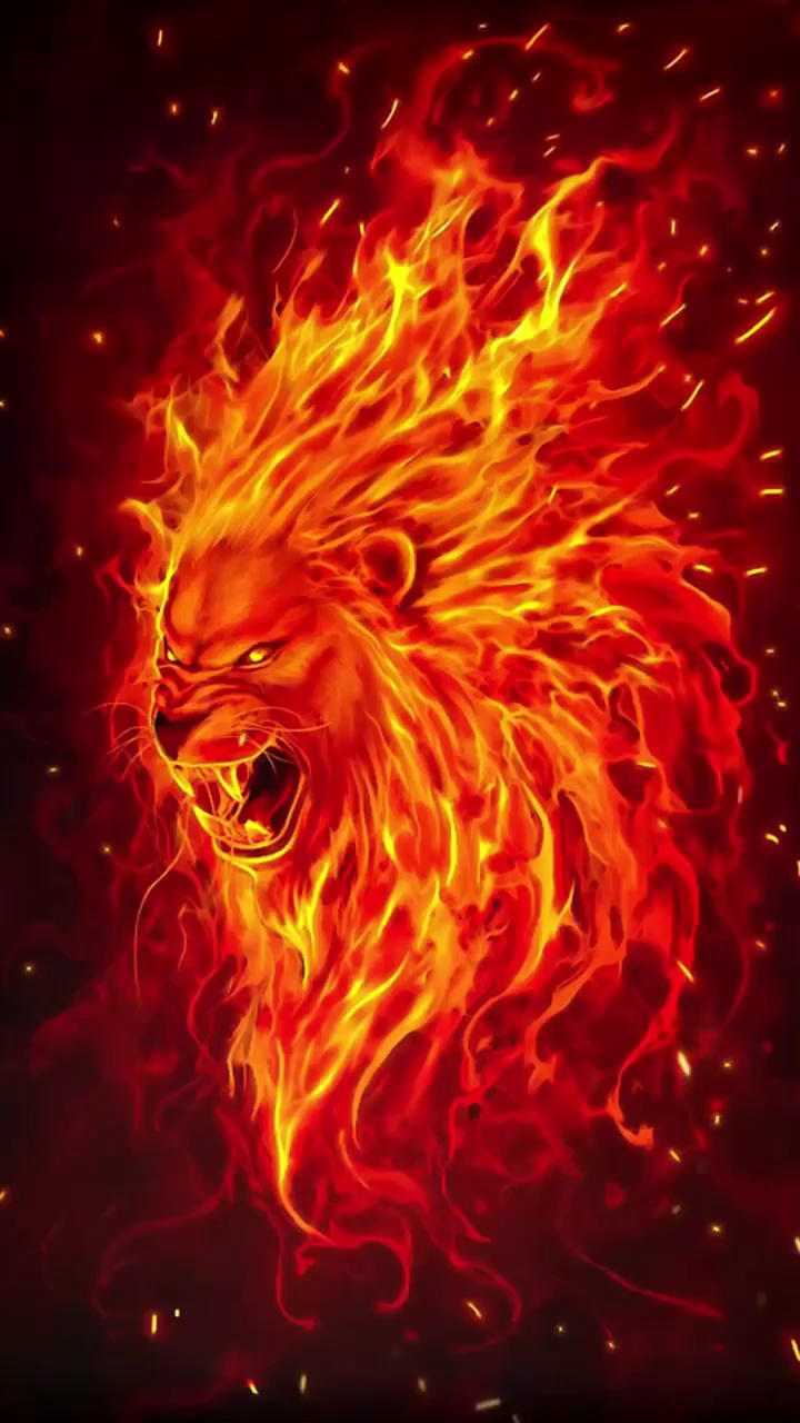 炫酷火焰狮子