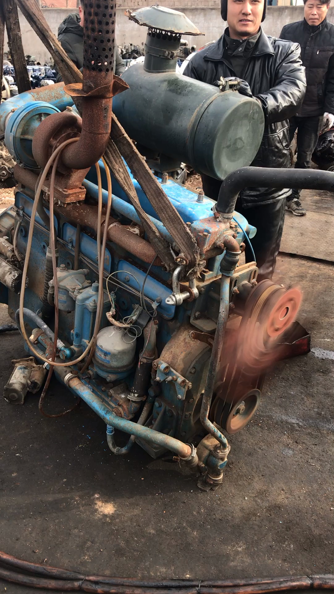 上柴6135,启动后转化还是非常不错的