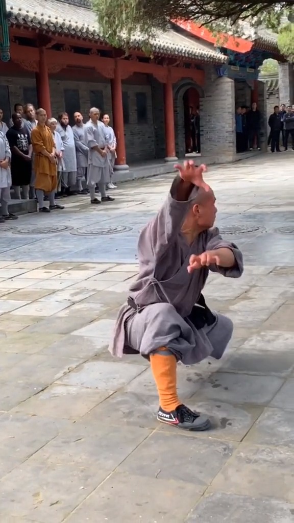 少林寺#虎拳是少林拳法之一, 属于象形拳!-度小视