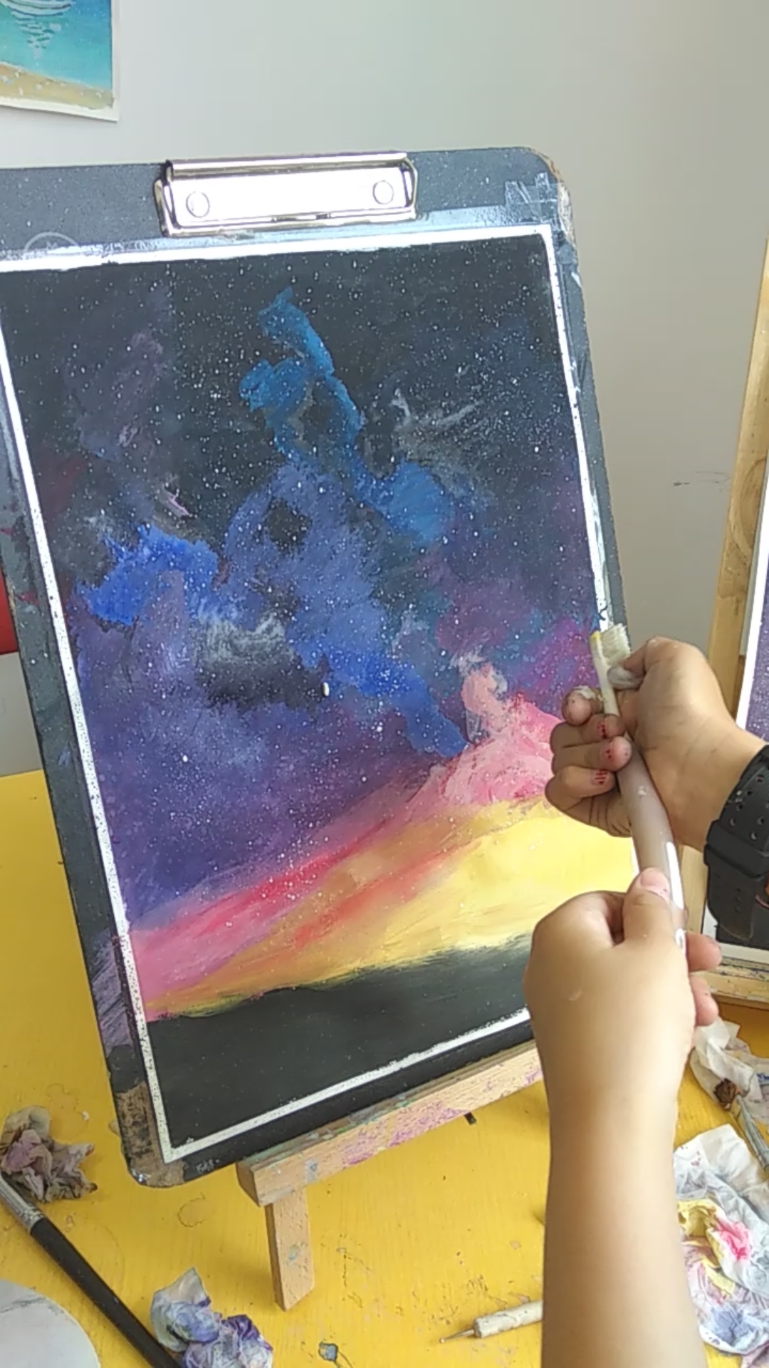 星空里的星星牙刷完成