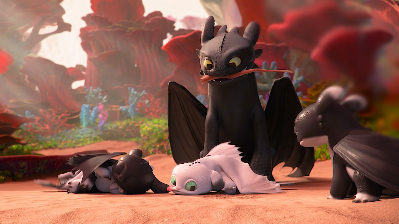 动漫#无牙仔幸福的一家