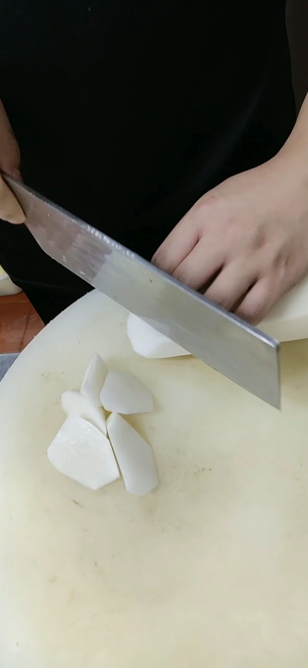 生活小妙招#滚刀切法!