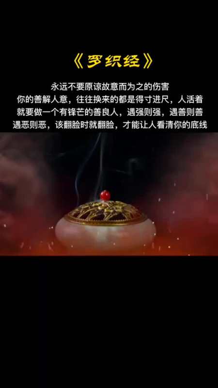 永远不要原谅故意而为之的伤害