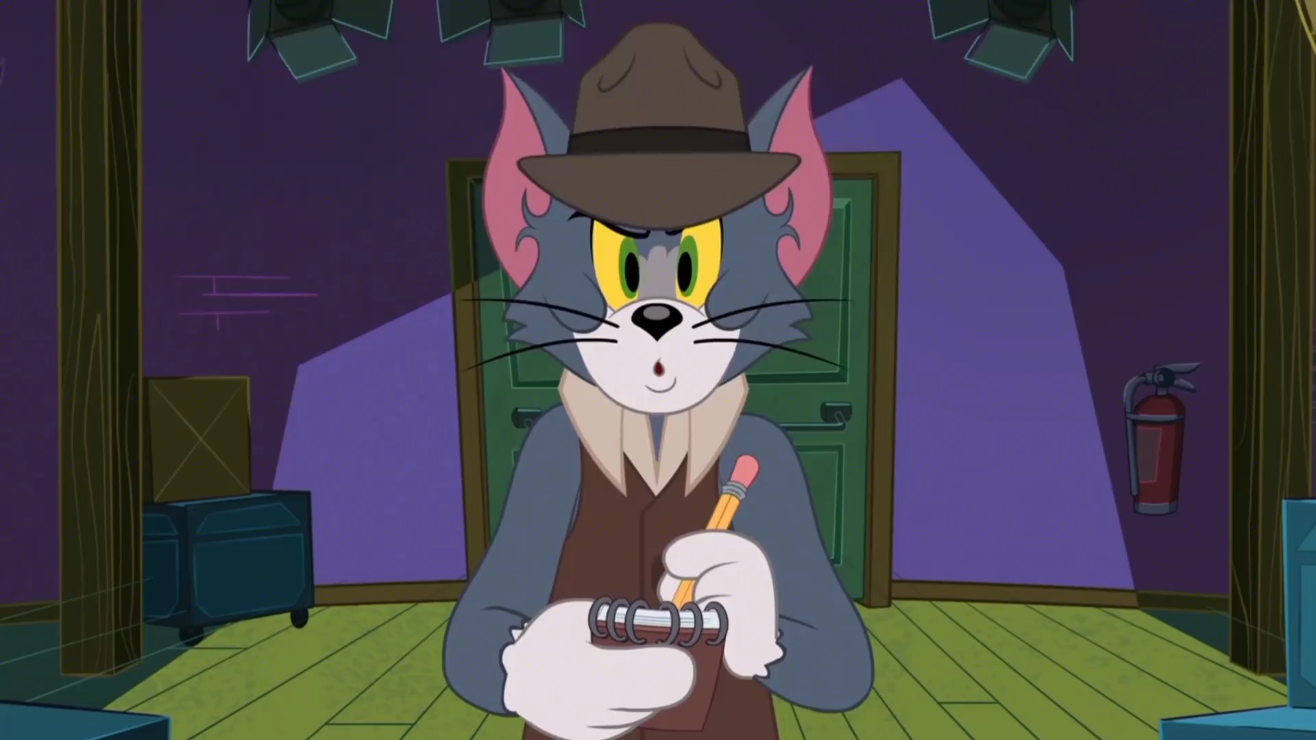 动漫#汤姆戴假发变身猫女郎 差点被狂吻 平底锅救了他