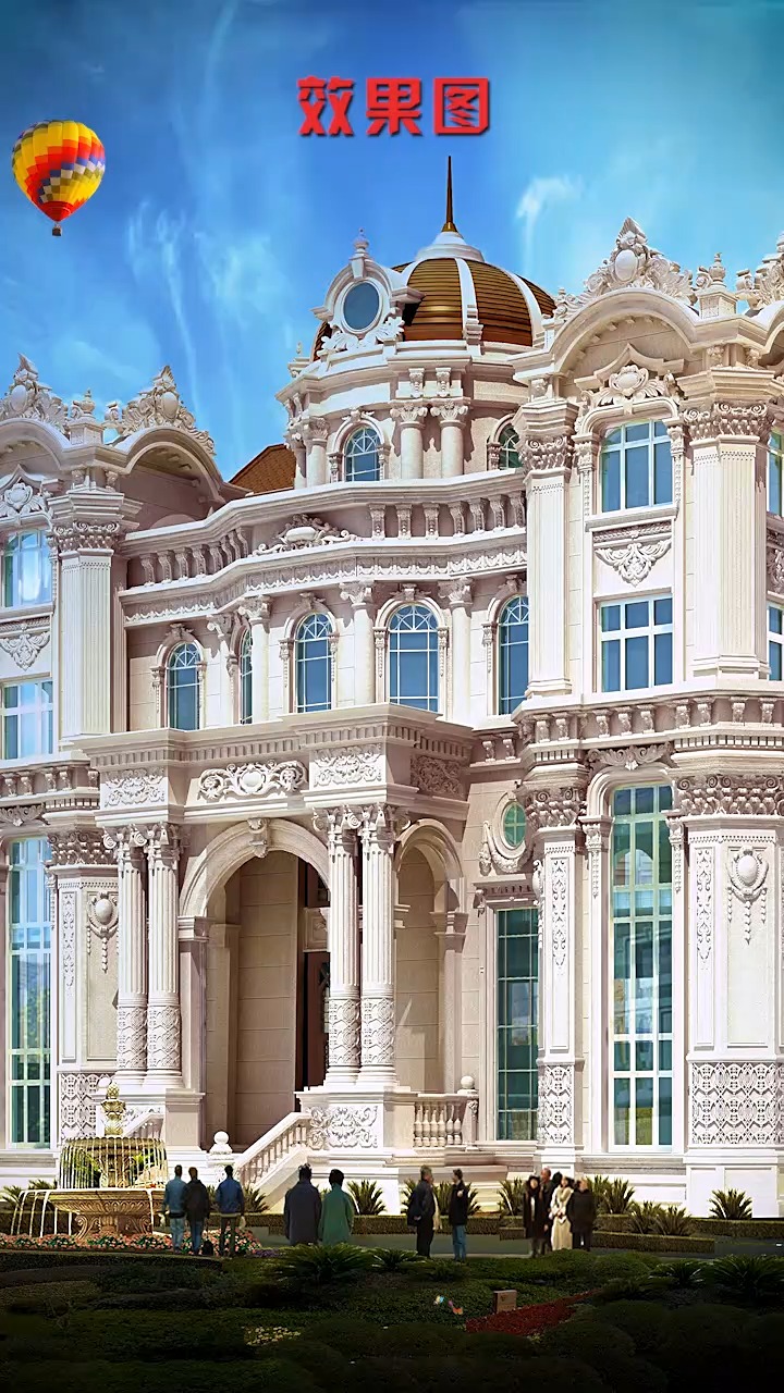 农村自建房#这个设计怎们样?三层简欧小洋房,自带露台和车库