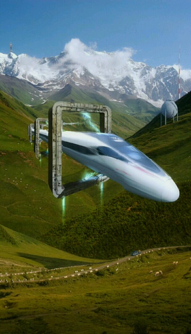 未来的超级悬浮磁高铁可能是这样的