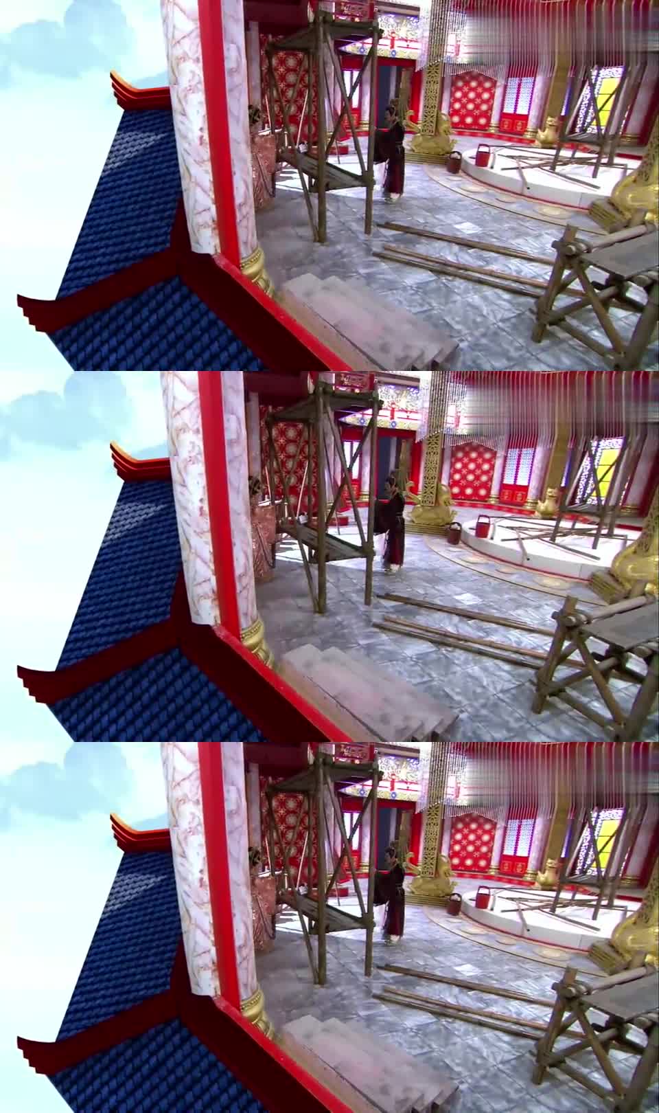 纣王和妲己嬉闹,没想到脚下一滑摔下摘星楼,当场惨死!