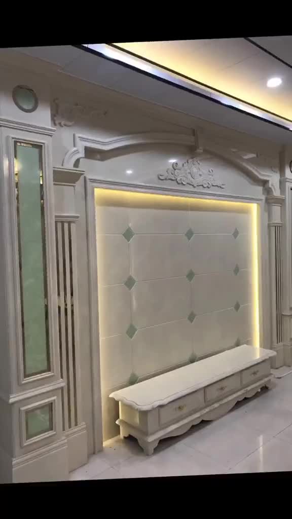 欧式轻奢罗马柱背景墙,喜欢的记得收藏哦