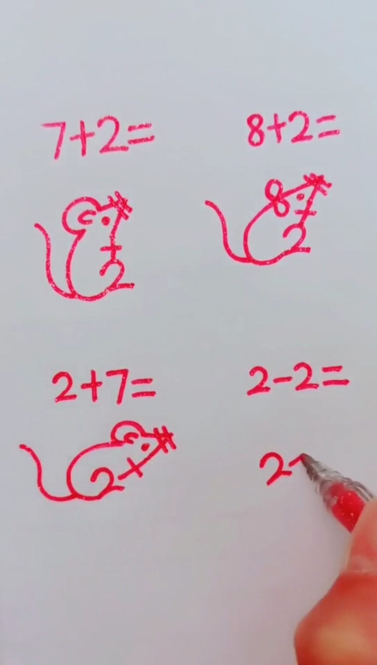 简笔画#简笔画老鼠开会