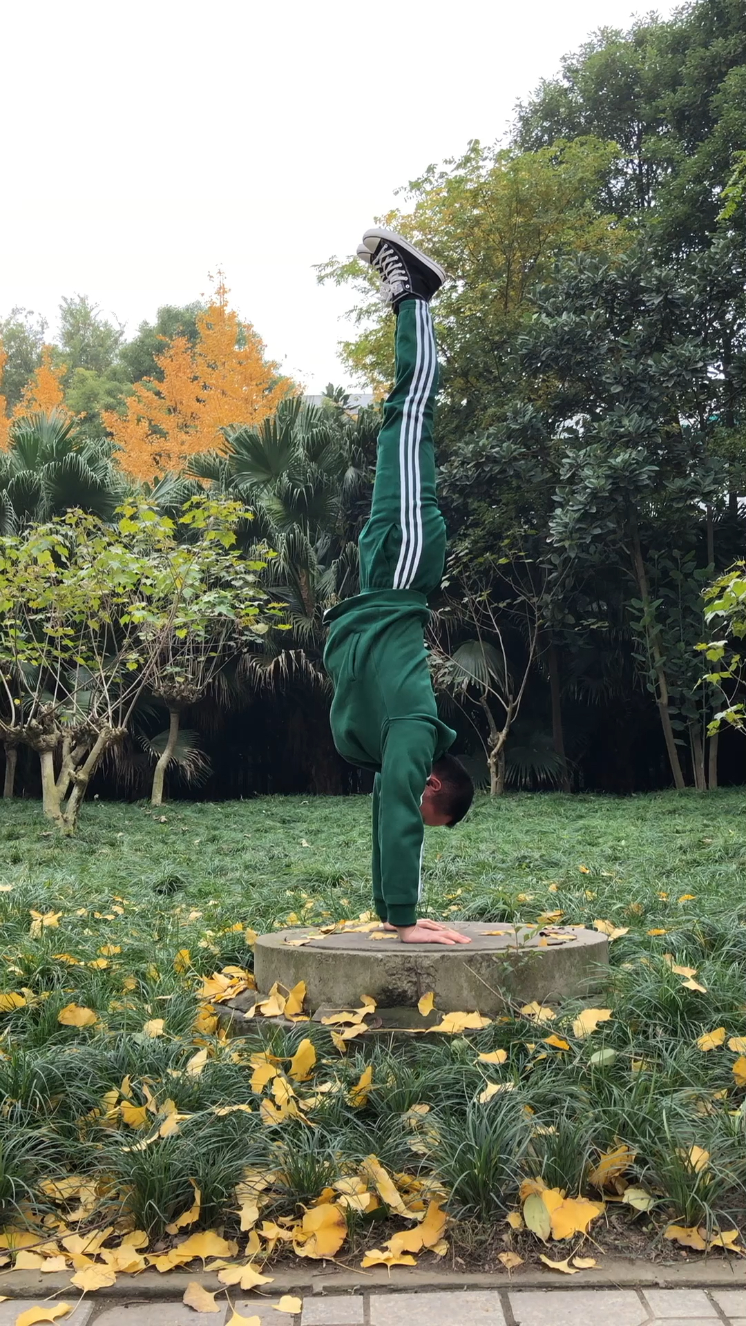 全民独门绝技咖#喜欢在这种环境里倒立,心情舒畅