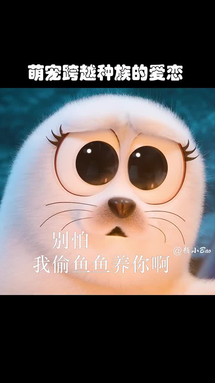 你别怕我偷鱼鱼养你啊治愈可爱呆呆破的雨天