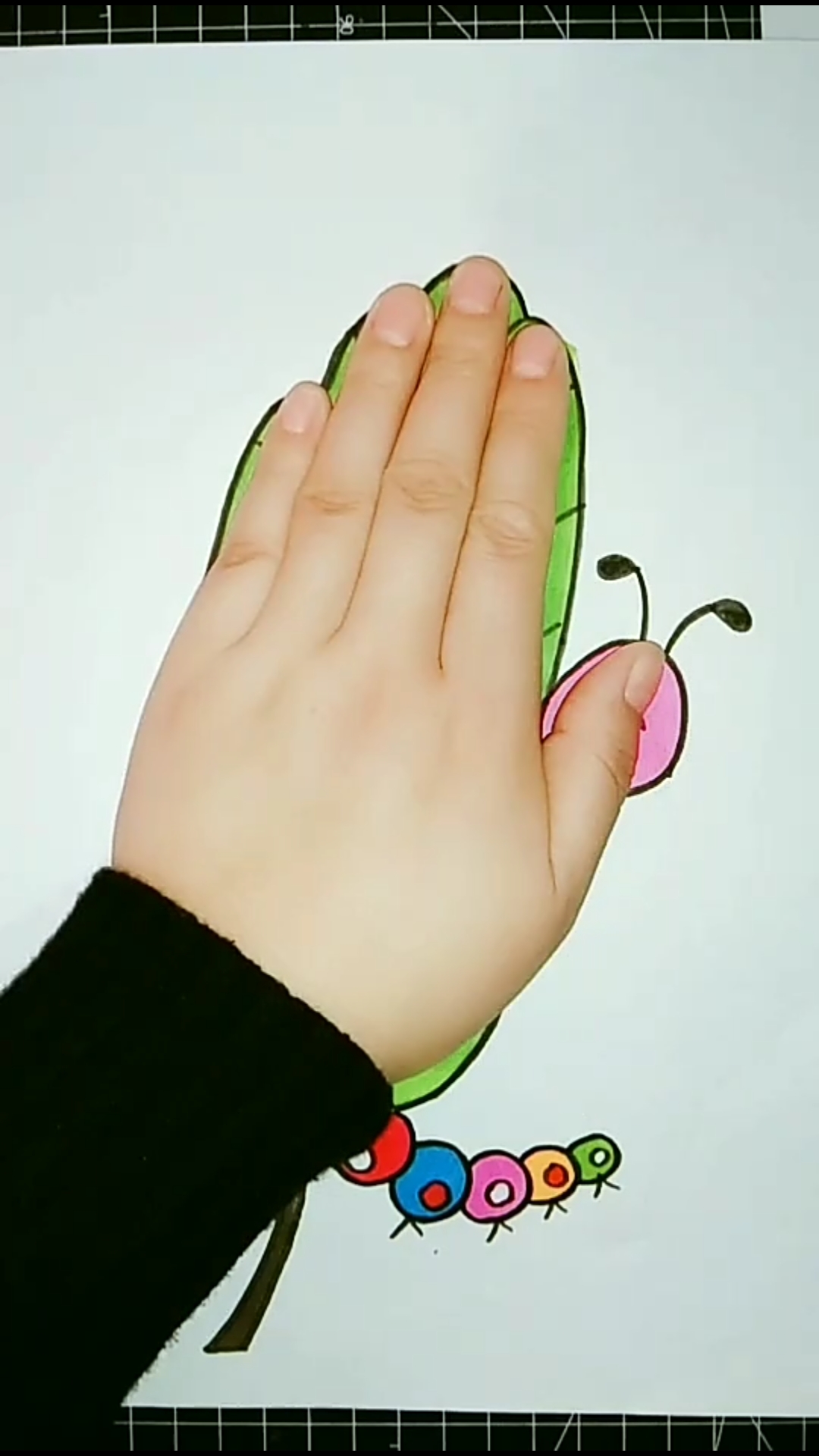 画画原来如此简单#可爱简单的手掌画