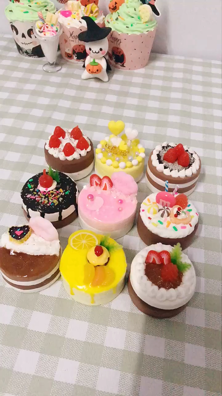手工制作#粘土小蛋糕
