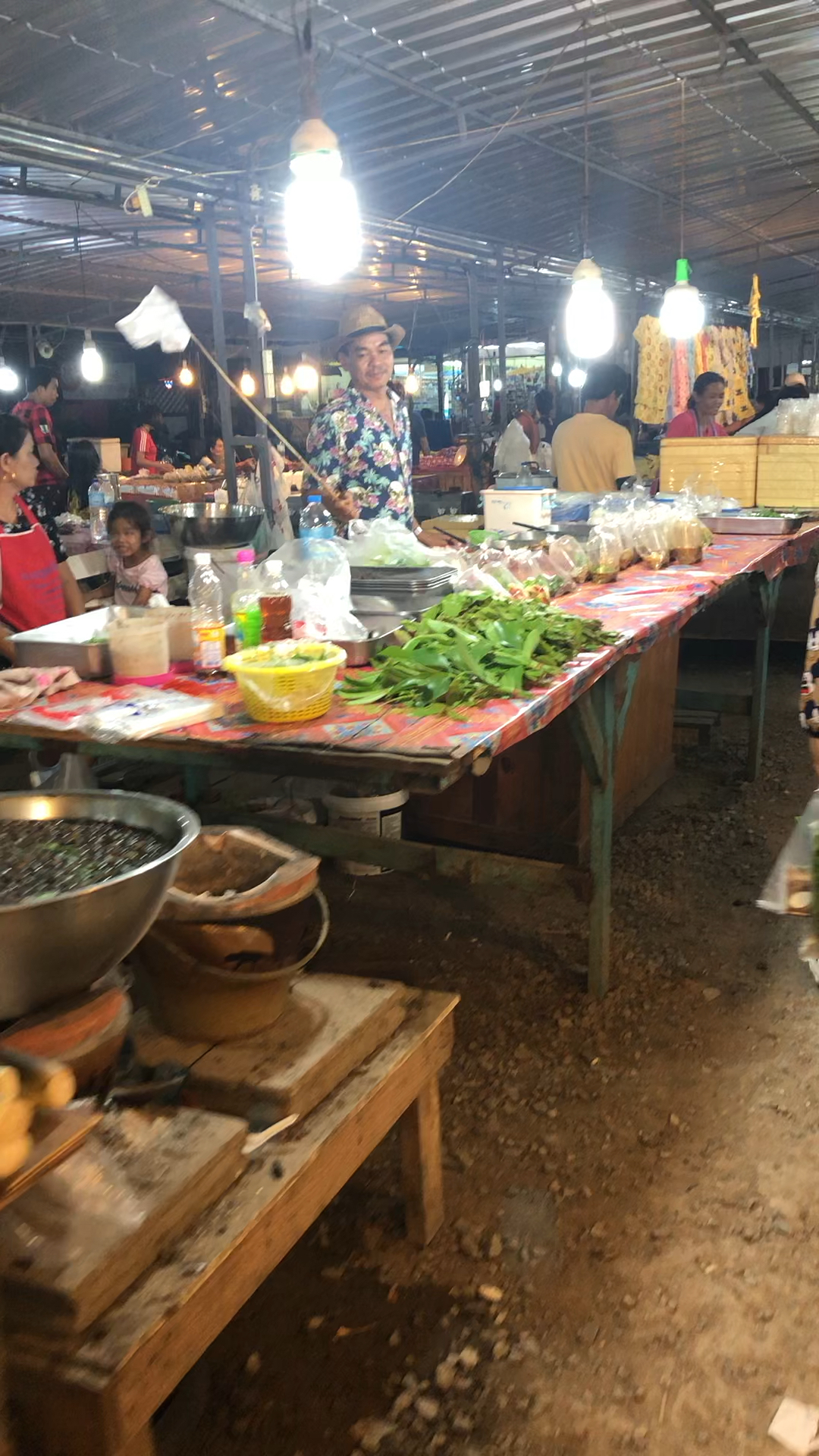 泰国农村菜市场