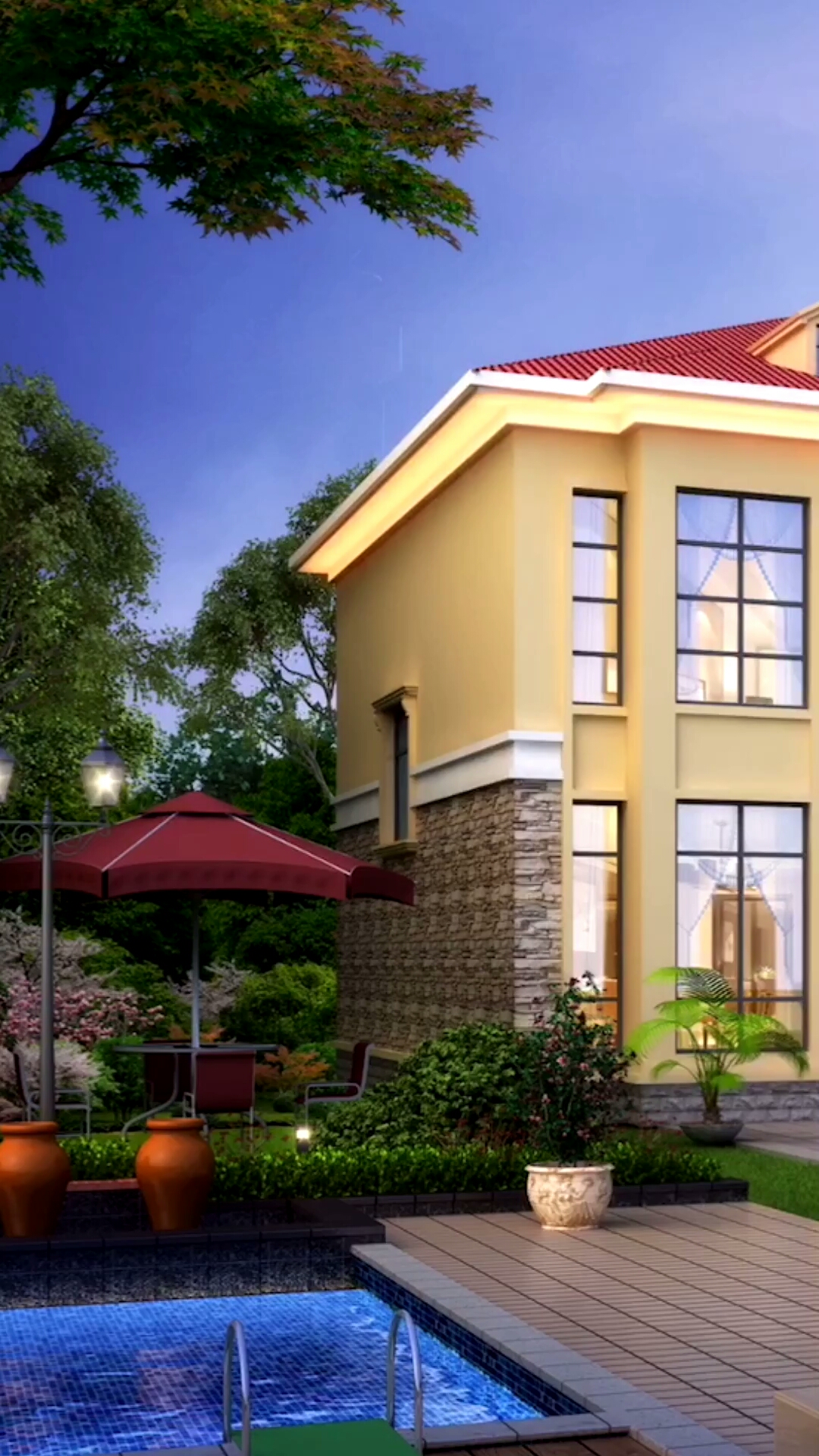 农村别墅#简单实用二层小洋楼,外观美造价低,实现你的乡居梦!