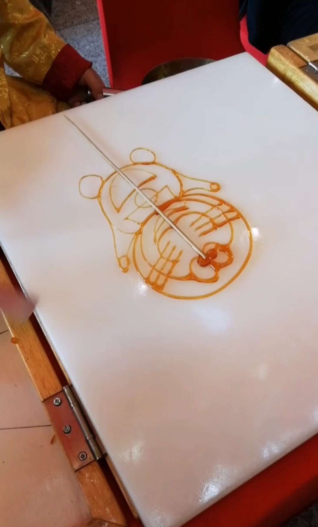 舌尖上的乡村美食#糖画小猪佩奇