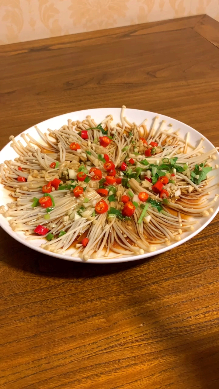 葱油金针菇