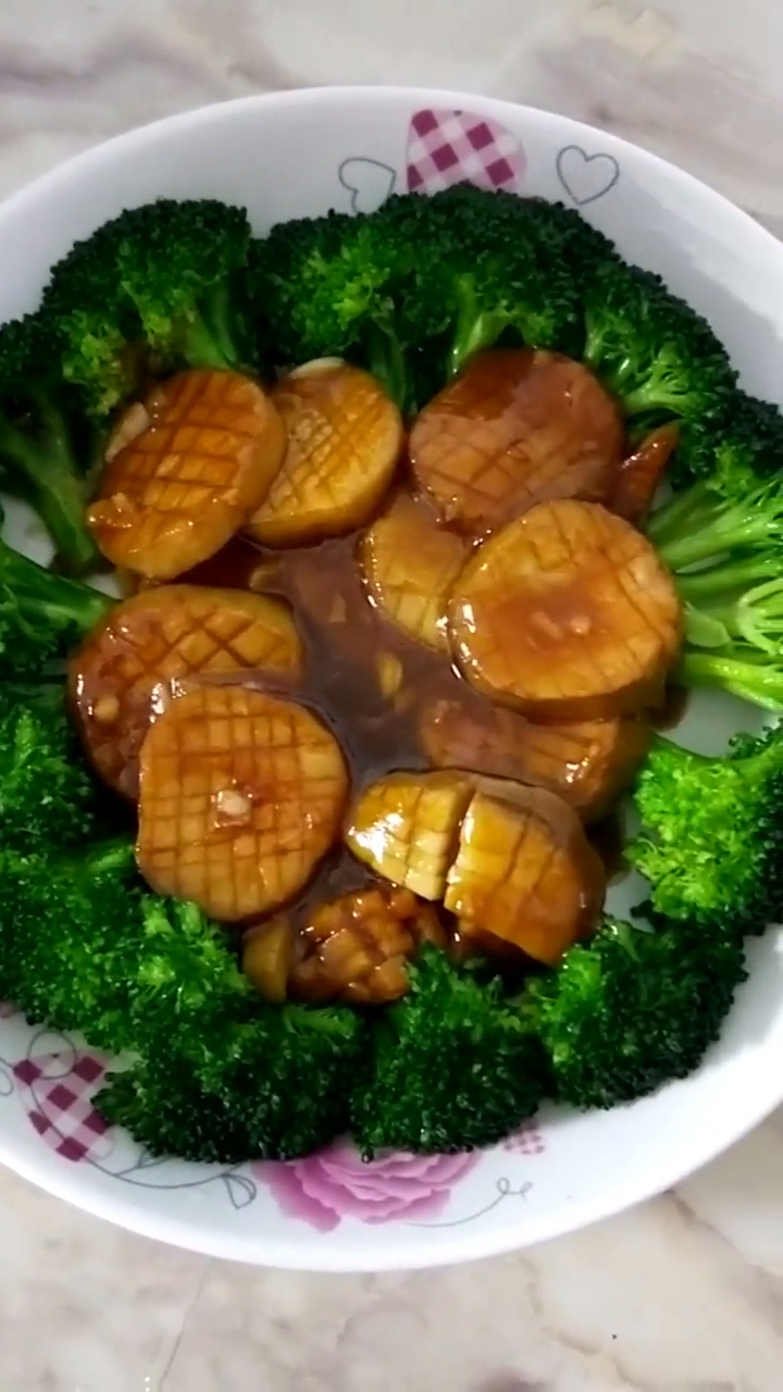 全民独门绝技咖#鲍鱼西兰花