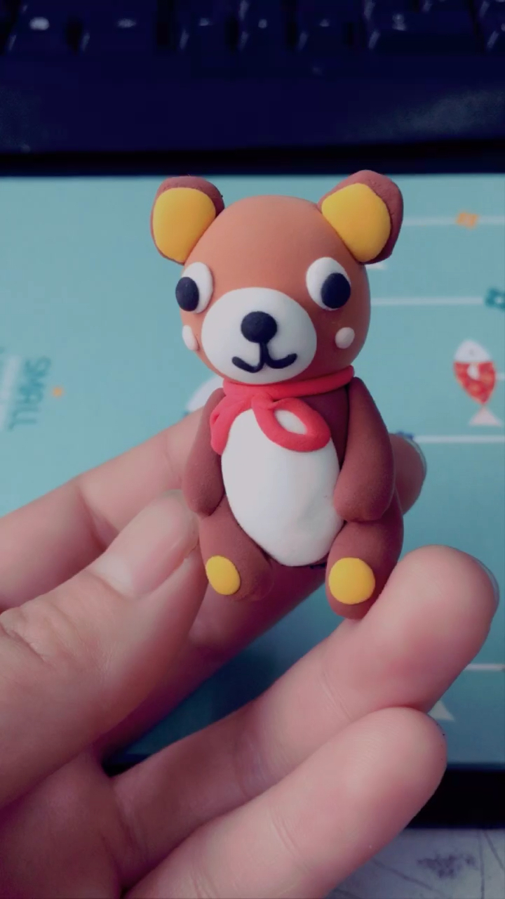 今天你秀恩爱了吗#黏土小熊,你可还喜欢