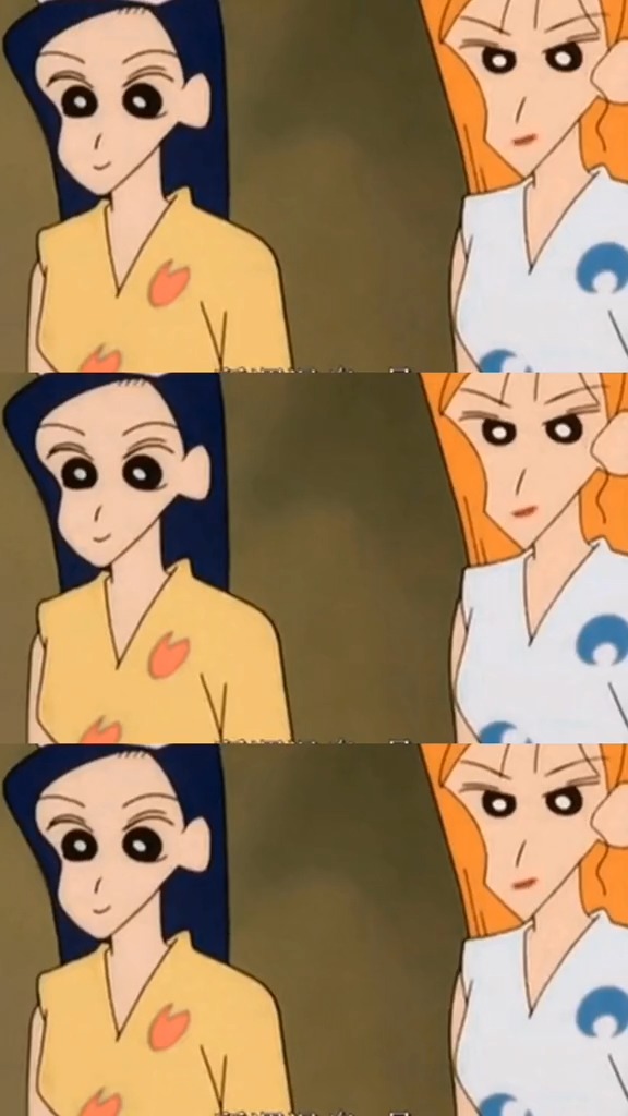 蜡笔小新中剧场版中的美女你们觉得哪一个好看?-度小视