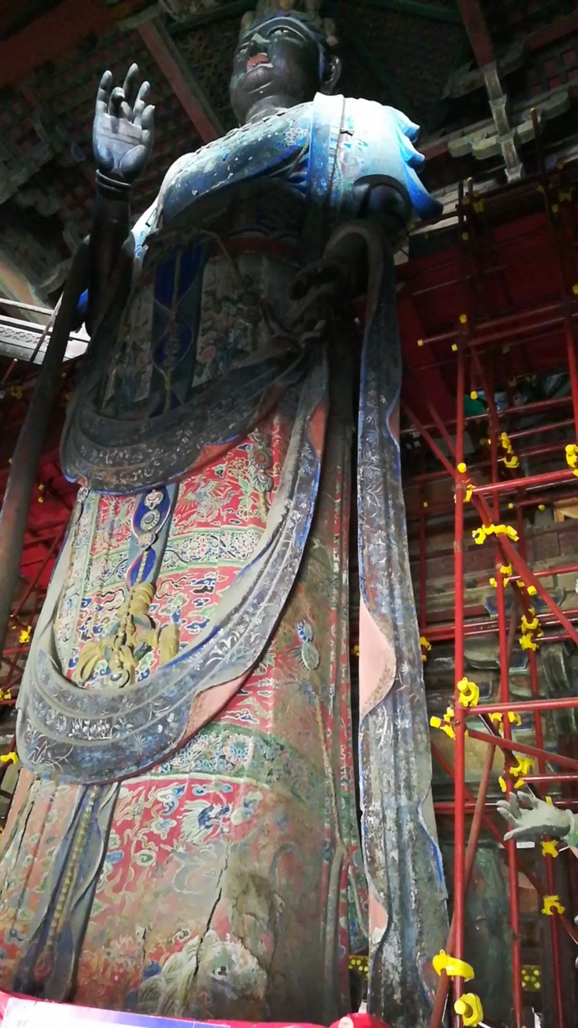 独乐寺观音阁观音造像通高近17米-度小视