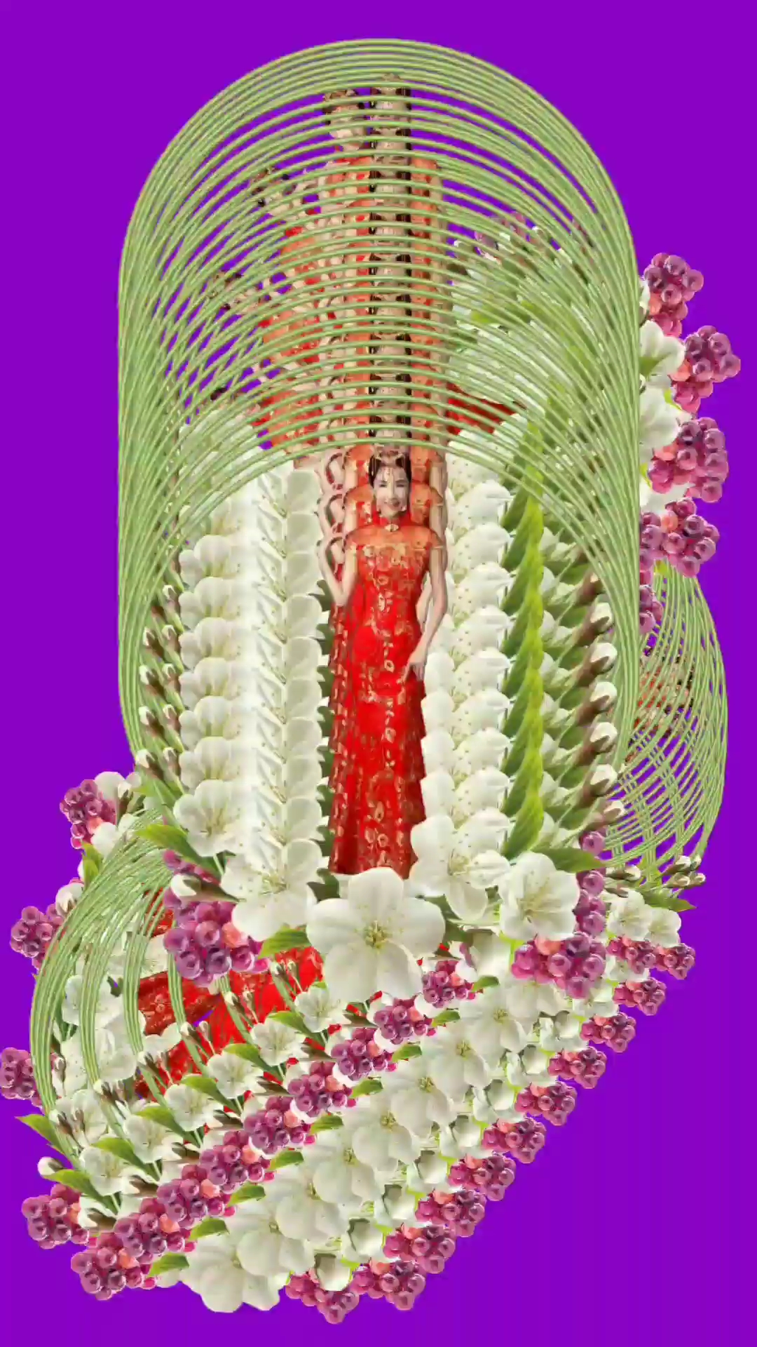 全民正能量#转花特效视频,给个红心行不行