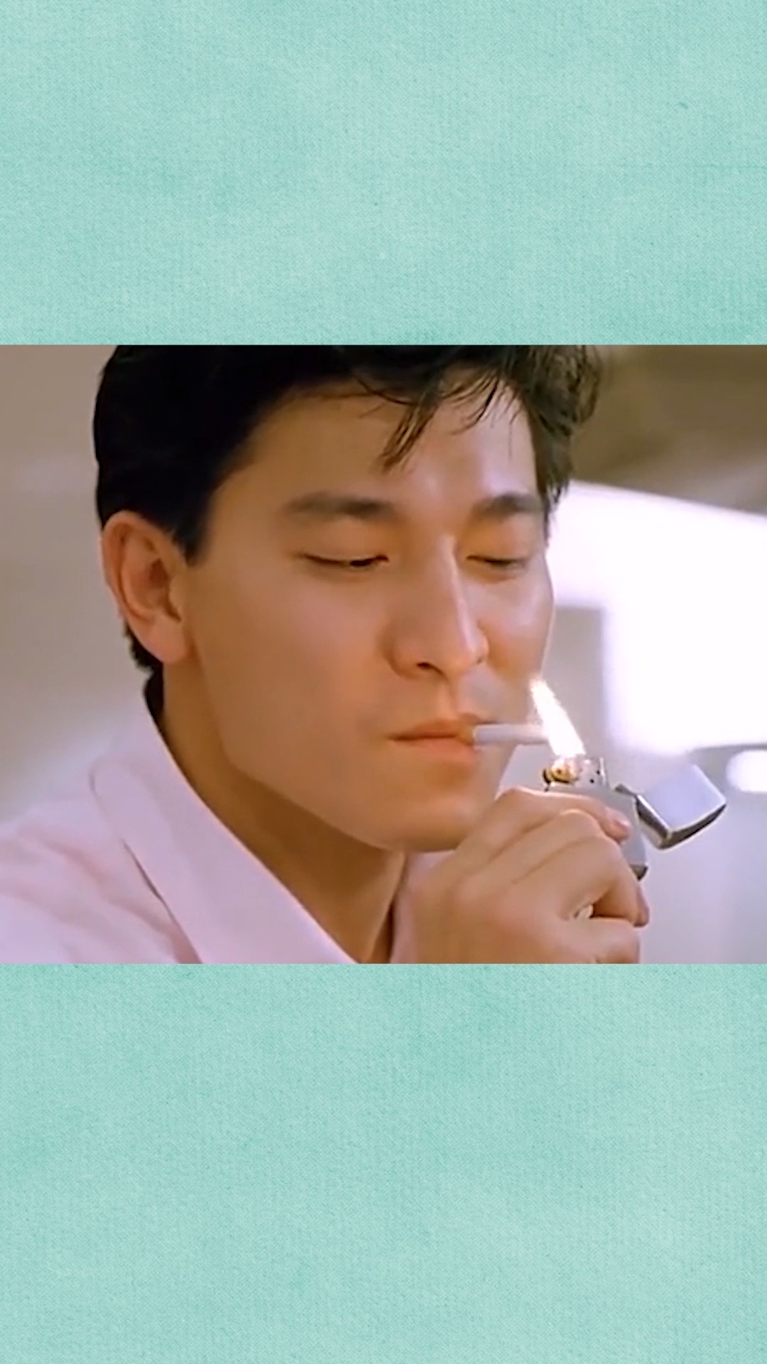 刘德华#难以被超越的经典动作之刘德华点烟,极具观赏性!-全民小视频