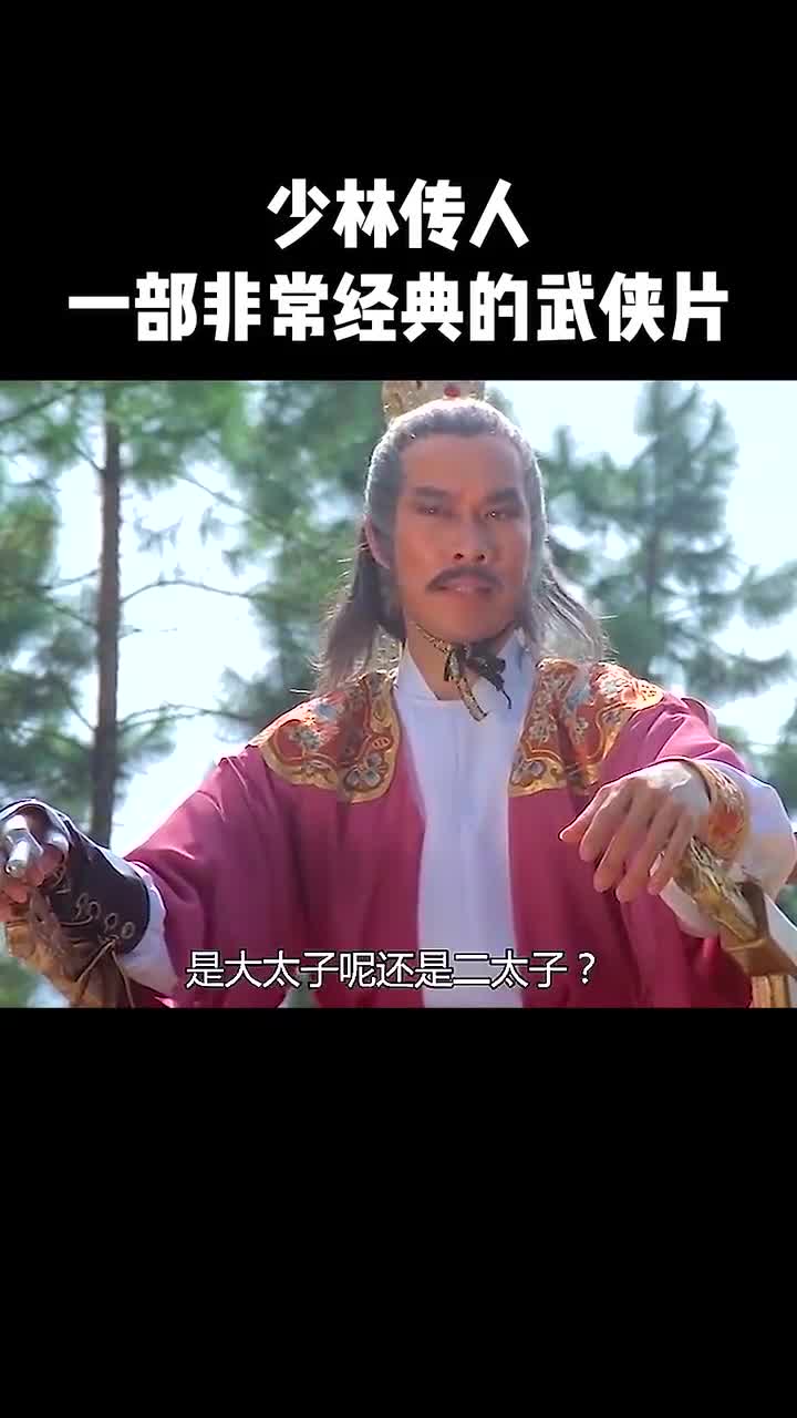 少林传人一部非常经典的武侠片