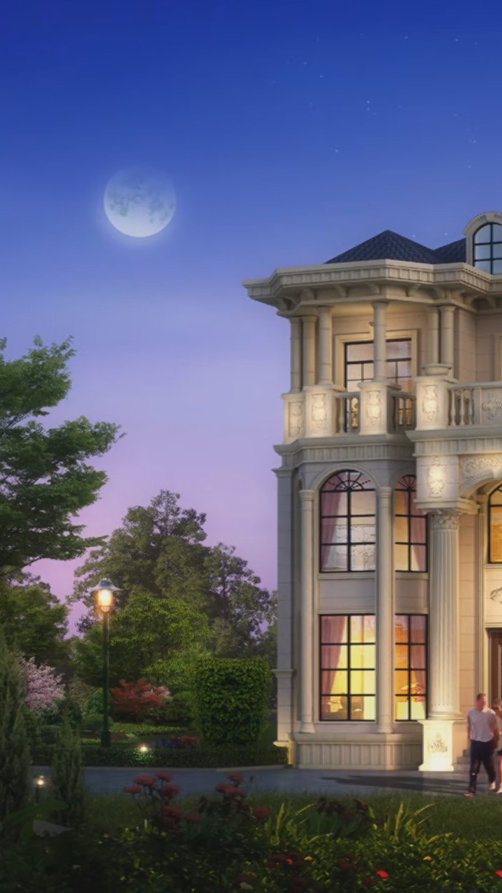 欧式别墅,圆你心中的梦想,你觉的好看吗?