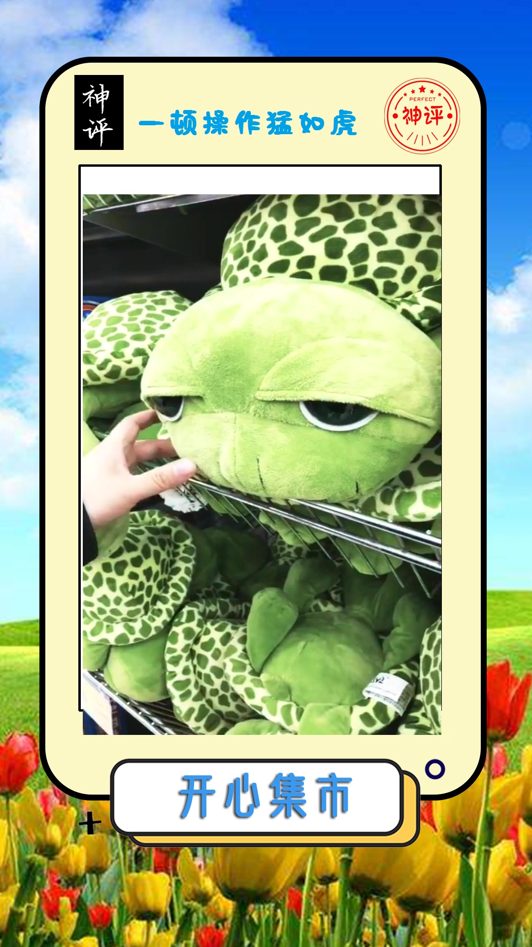 我要上热门#绿毛龟都有双眼皮了,就是这么自信!