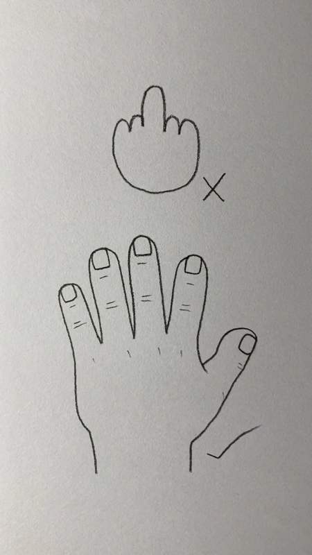 绘画#手背的正确画法与错误画法-全民小视频