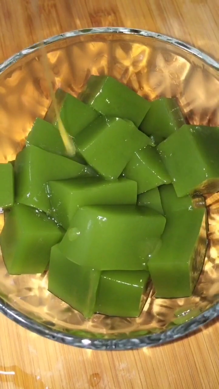 抹茶果冻