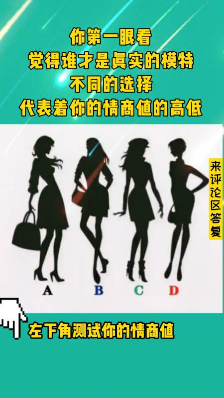 趣味小测试#你第一眼看到的是什么,就决定了你情商的高低#测一测