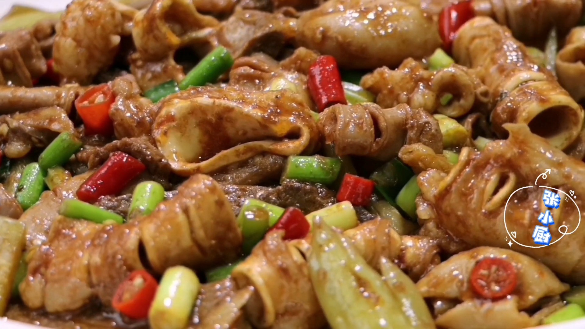 轻知计划#广西"生炒猪杂"!猛火爆炒,脆嫩爽口,下饭又下酒,超开胃