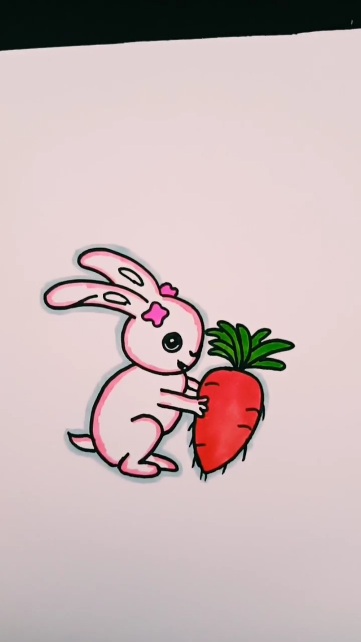 小白兔吃萝卜