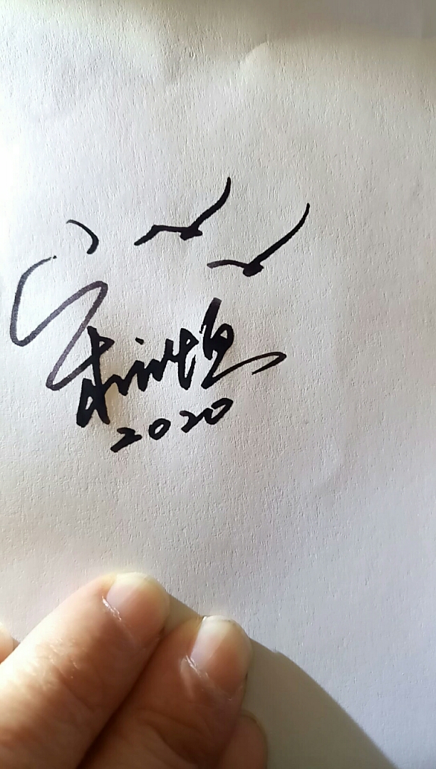 艺术签名#宋永恒老铁请查收