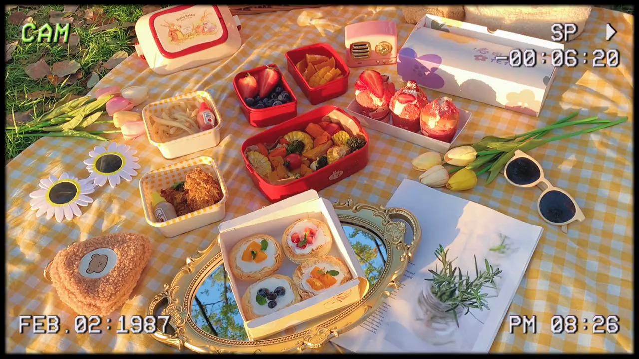 轻知计划#野餐记得艾特闺蜜这样拍!猜猜椰长金做了多少种春游美食?