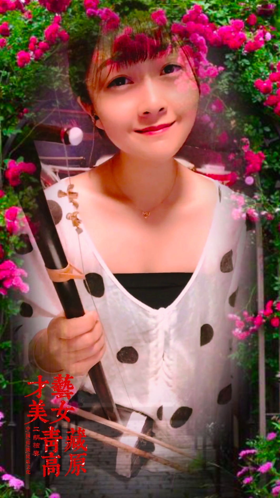 经典老歌美女二胡独奏青藏高原优美的旋律让人陶醉不已传承国乐文化